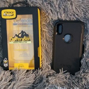Authentic Black iPhone XR OtterBox case.